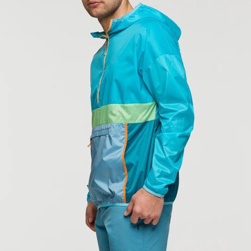 Color Mixed Foldable Jacket Manufacturer | Ultralight Packble Men's 100% Polyamide Jacket