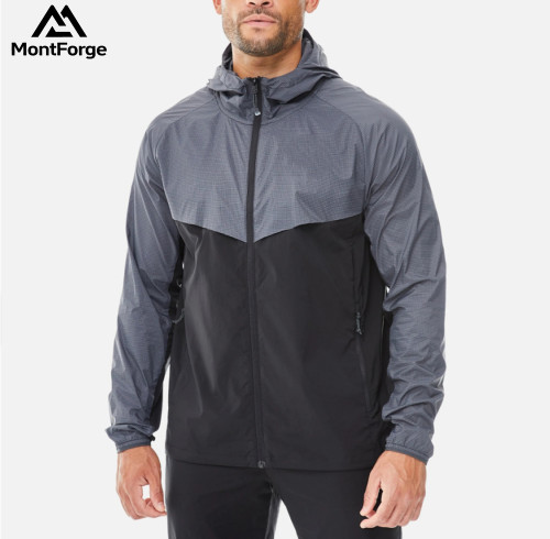 Custom Logo Windbreaker Jacket Manufacturer  | Men Lightweight Outdoor Jacket Supplier