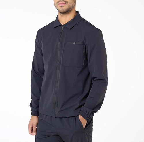 Wholesale Custom Collared Zip Jackets | Lightweight Casual Jacket Supplier
