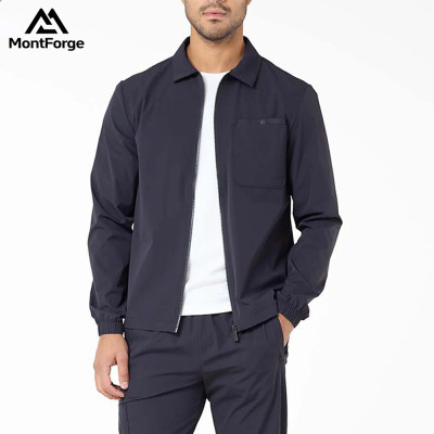 Wholesale Custom Collared Zip Jackets | Lightweight Casual Jacket Supplier