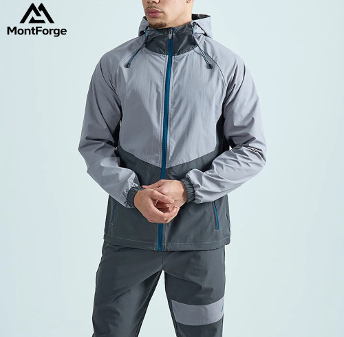 Wholesale Adjustable Hood Wind Jackets | Custom Logo Athletic Jacket Supplier