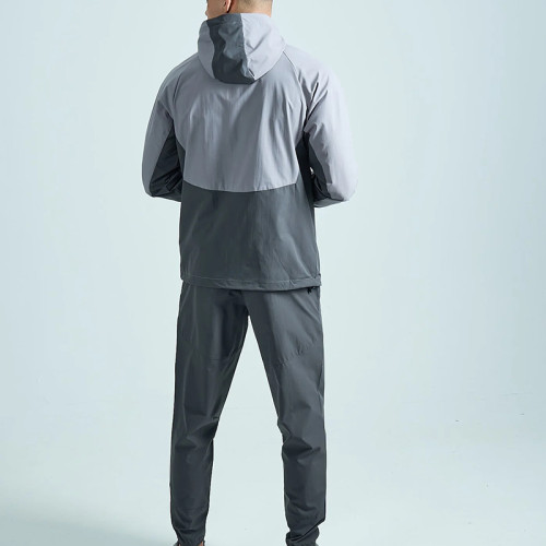 Wholesale Adjustable Hood Wind Jackets | Custom Logo Athletic Jacket Supplier