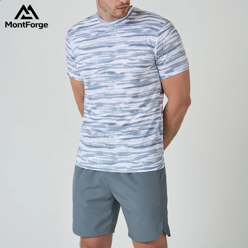 Bulk Men's Performance Workout Sets | Custom Breathable T-Shirt & Shorts Set