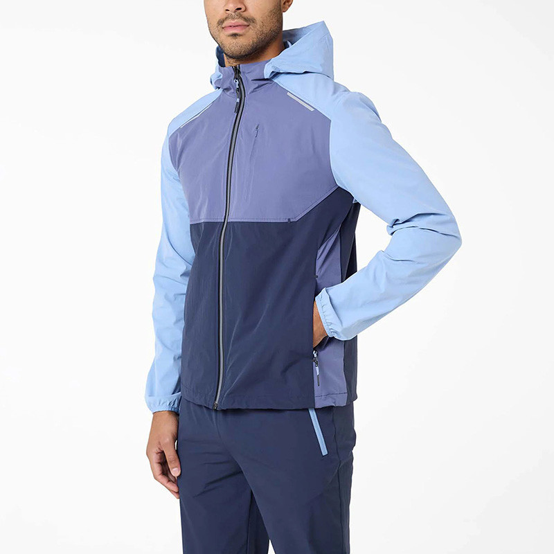 Wholesale Adjustable Hood Wind Jackets