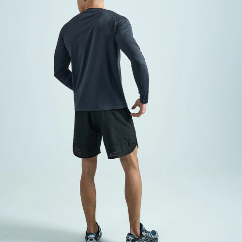 Wholesale Slim-Fit Active Long Sleeves | Custom Logo Gym Shirts Supplier