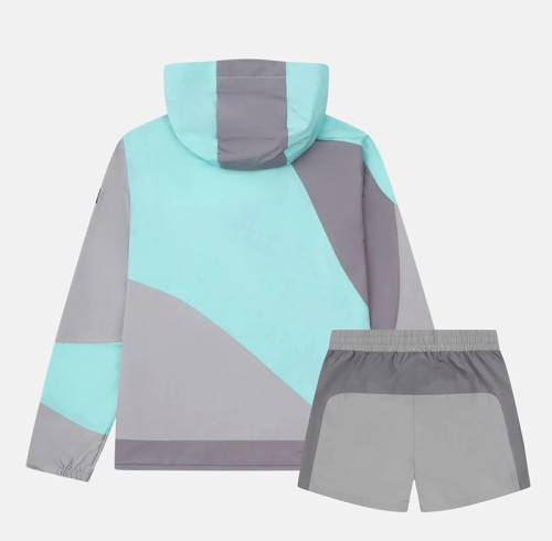 Men's Lightweight Windproof Set | Waterproof Hooded Jacket and Quick-Dry Shorts Sports Set