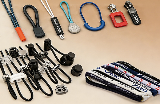 Custom Zipper Pullers & Drawstrings