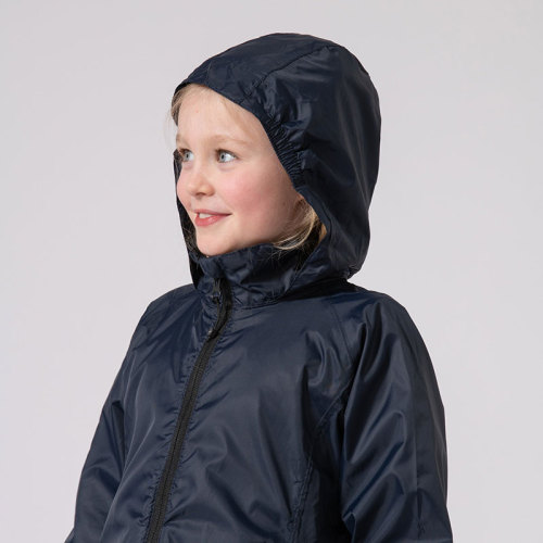 waterproof jacket custom logo Manufacturer | Custom packable lightweight Kids Jacket