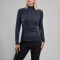 Custom Women's 1/4 Zip Long Sleeve Running Shirt | Wicking Raglan Sleeve Base Layer