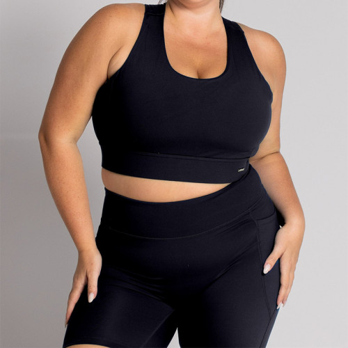 Custom Plus Size Sports Bra Manufacturer | Shockproof High Support Yoga & Fitness Bra Supplier