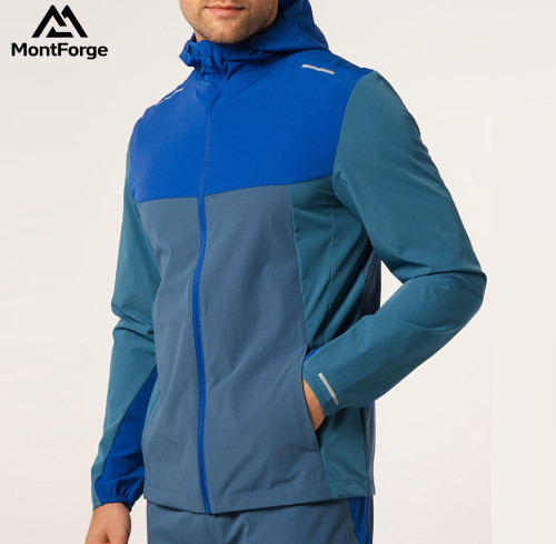Running Jackets Manufacturer | Polyester Nylon Men Custom Logo Jackets