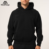Blank Hoodies Wholesale Factory | Black Cotton Polyester Gym Hoodies For Men