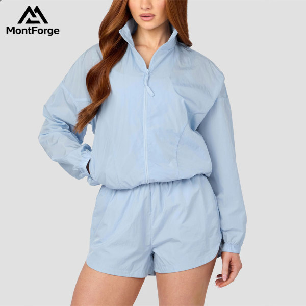 Custom Polyester Windproof Jacket Manufacturer |Running Fitness Tracksuit supplier