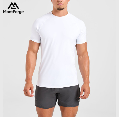 Custom Compression Relaxed T Shirt Manufacturer  |  86% Polyester 14% Elastane Comfortable regular fit with short sleeves