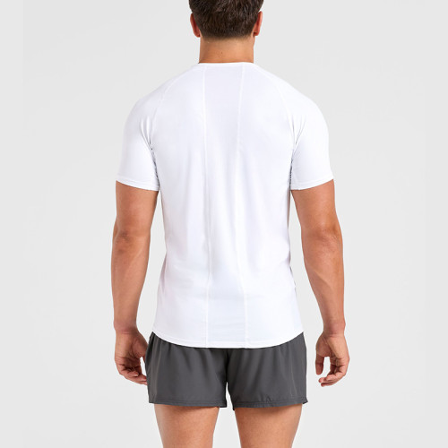 Custom Compression Relaxed T Shirt Manufacturer  |  86% Polyester 14% Elastane Comfortable regular fit with short sleeves
