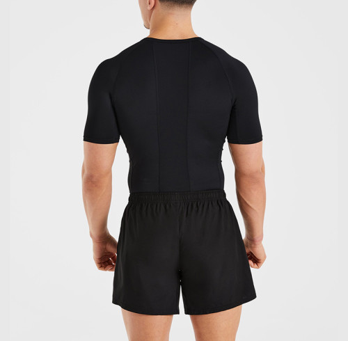 Custom Compression T Shirt Manufacturer  |  88% Nylon 12% Elastane Compressive body fit with shortsleeves