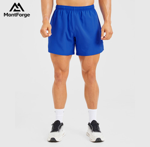 Custom Cobalt Blue Gym Shorts Manufacturer  |  Sports Pocket Shorts Manufacturers
