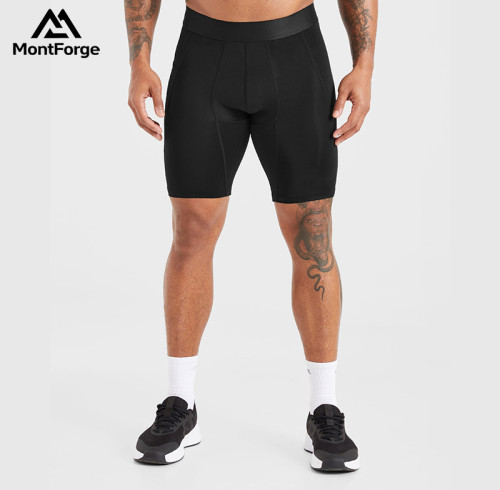 Custom Essential Base Layer Shorts Manufacturer  |  Athletic Double-Layer Running Shorts factory