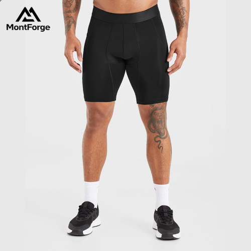Custom Essential Base Layer Shorts Manufacturer | Athletic Double-Layer Running Shorts factory