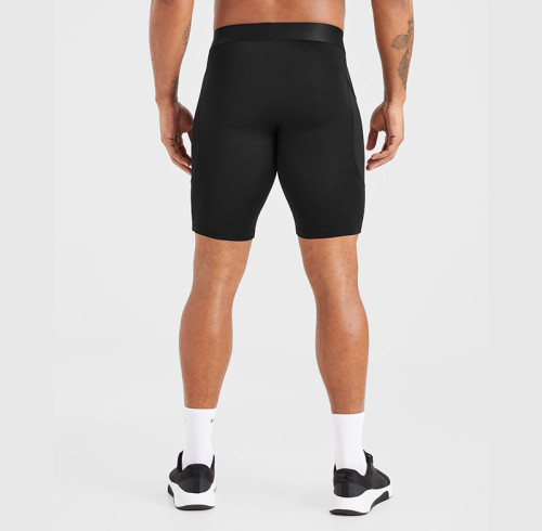 Custom Essential Base Layer Shorts Manufacturer  |  Athletic Double-Layer Running Shorts factory