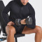 Custom Seamless 1/4 Zip Pullover Manufacturer  |  Fitness Long Sleeve Zip Up Men Sports T-Shirt  Supplier