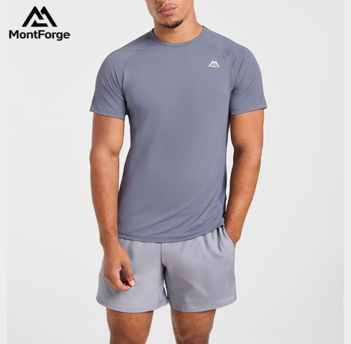 Custom Eco-friendly Relaxed T Shirt Manufacturer  |  Slim Fit Short Sleeve Eco-friendly Slate Grey Supplier
