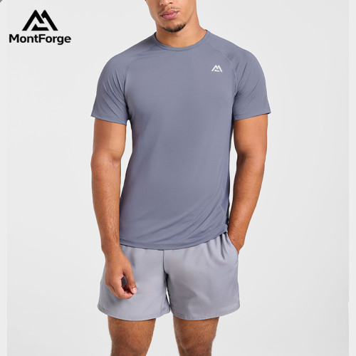 Custom Eco-friendly Relaxed T Shirt Manufacturer  |  Slim Fit Short Sleeve Eco-friendly Slate Grey Supplier