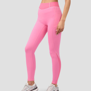 Custom High Waist Polyester Athletic Leggings Vendor| Exercise Leggings Factory