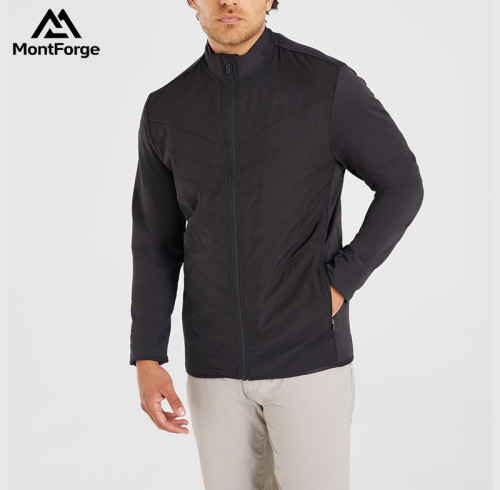 Men's Performance Hybrid Jacket Manufacturer | Outdoor Clothing Windbreaker Supplier