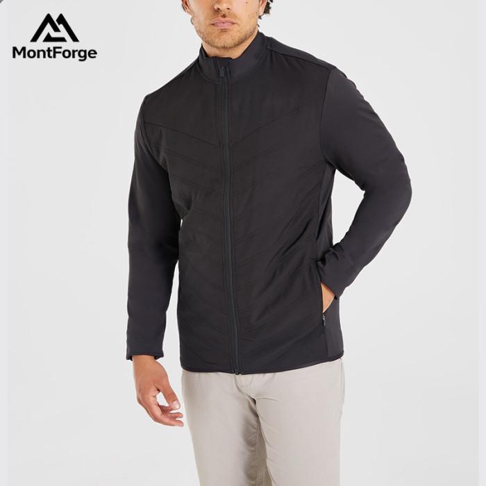 Men's Performance Hybrid Jacket Manufacturer | Outdoor Clothing Windbreaker Supplier