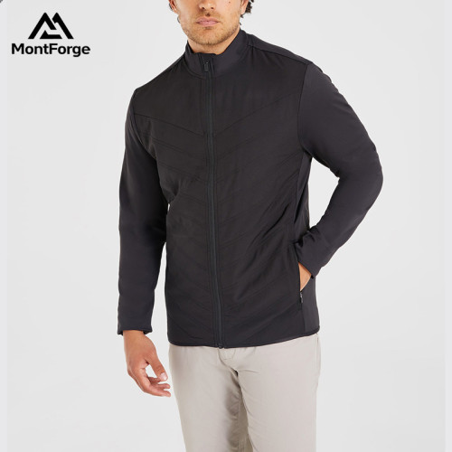 Men's Performance Hybrid Jacket Manufacturer | Outdoor Clothing Windbreaker Supplier