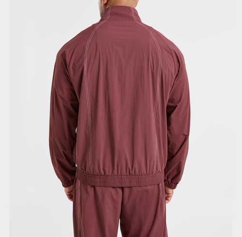 Men Lightweight Windbreaker Manufacturer | Custom Nylon Track Jacket Supplier