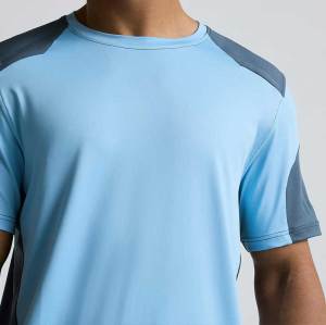 Custom Summer Men's Tee Manufacturer | Performance Panel Color T Shirts For Men