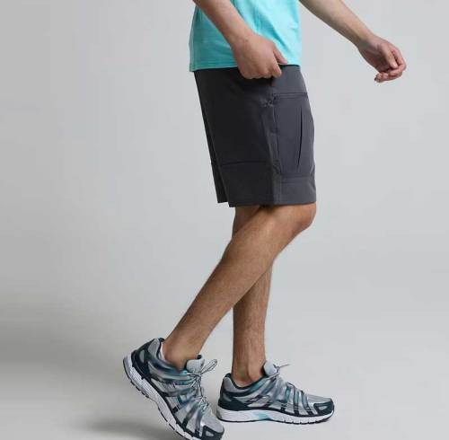 Men's Sports Shorts Supplier |  Activewear Contrasting Side Panels Cargo Pocket Shorts