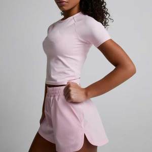 Custom Logo Quick Dry Shorts Manufacturer | Polyester Women's Gym Shorts