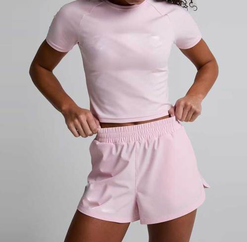 Custom Logo Summer 2 Pieces Set Manufacturer | Activewear Women's T Shirts & Shorts Set