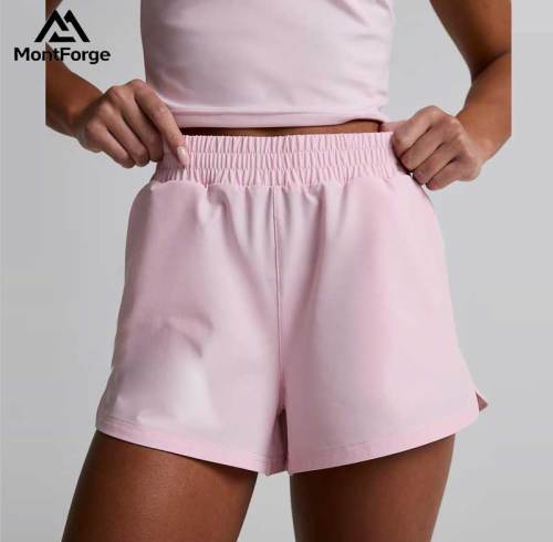 Custom Logo Quick Dry Shorts Manufacturer | Polyester Women's Gym Shorts