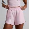 Custom Logo Quick Dry Shorts Manufacturer | Polyester Women's Gym Shorts