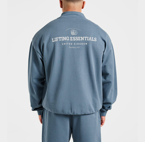 Custom Half Zipper Pullover Hoodie Manufacturer | Men Sweatshirt Wholesale Supplier