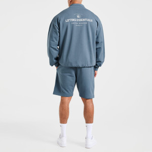 Custom Half Zipper Pullover Hoodie Manufacturer | Men Sweatshirt Wholesale Supplier