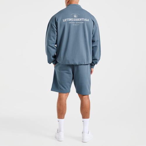 Custom Half Zipper Pullover Hoodie Manufacturer | Men Sweatshirt Wholesale Supplier