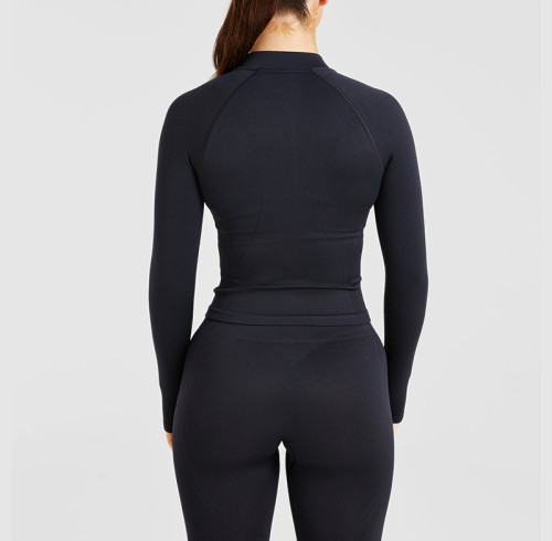 Seamless WorkOut Sports Jacket Manufacturer |Women's Yoga Gym Fitness Supplier