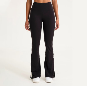 Wholesale Women's Flare Leggings & Crop Top Set | Quick-Dry Gym Set Manufacturer