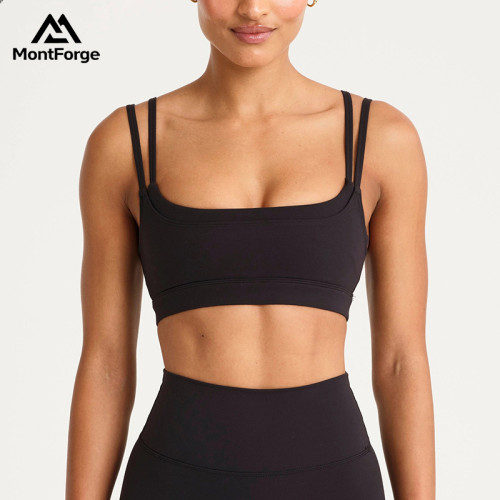Supportive Double Strap Yoga Bra | Custom Logo Private Label Activewear