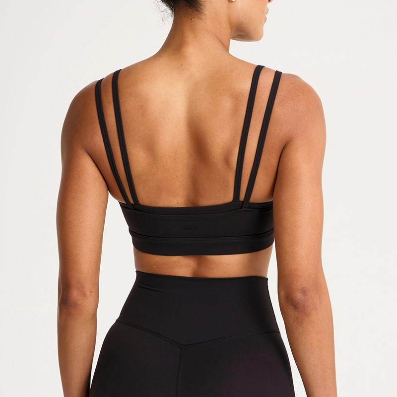 Custom Women's Double Strap Sports Bra