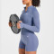 Custom Seamless Full Zip Jacket Manufacturer  |  Training Gym Women Full Zip Jacket factory