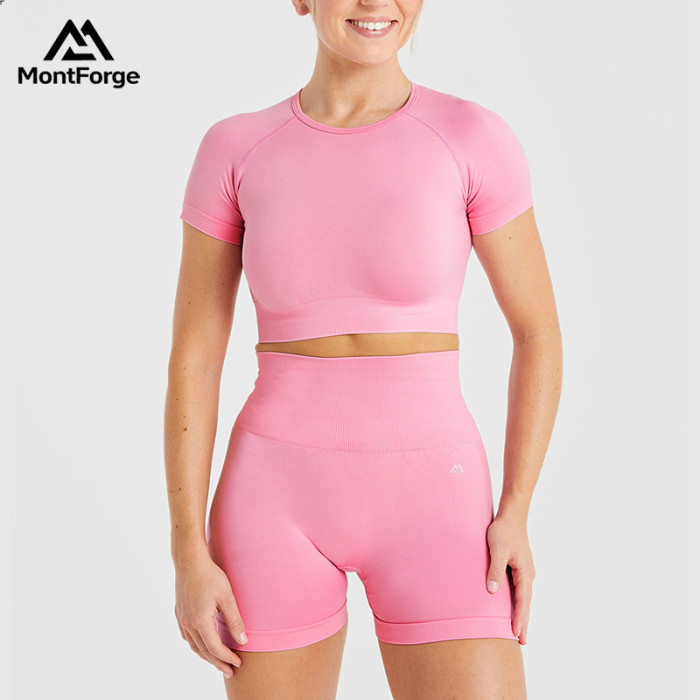 Custom Seamless Crop Top Manufacturer  |  Training Gym Women Crop Top factory