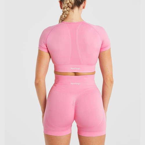 Custom Seamless Crop Top Manufacturer  |  Training Gym Women Crop Top factory