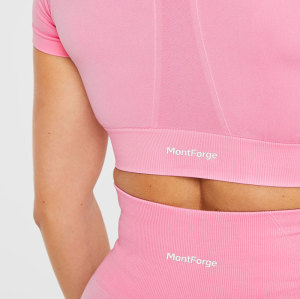 Custom Seamless Crop Top Manufacturer  |  Training Gym Women Crop Top factory