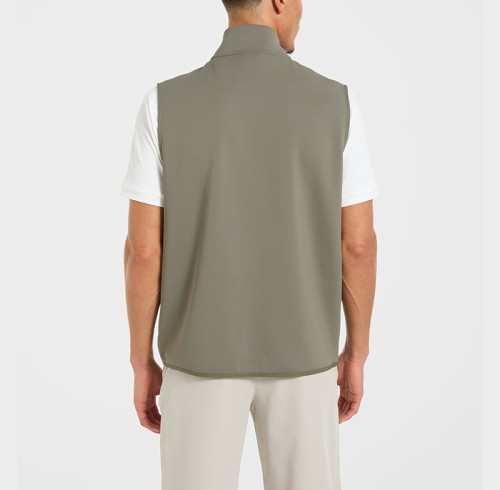 Custom Precision 1/4 Zip Vest | Lightweight Performance Gilet for Golf and Outdoor Exploration